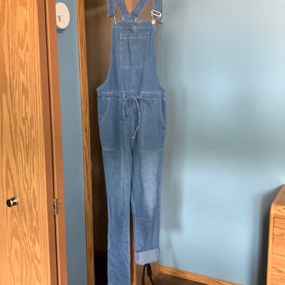 Women’s denim coveralls